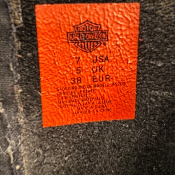 Harley-Davidson Women's El Paso Leather Harness Boots Size 7 Dark Brown/Black - Picture 5 of 11